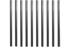 NUVO IRON Baluster 3/4" Square x 26" Long, Powder Coated Black - SQPS26 (10 pcs)