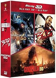 Godzilla + Pacific Rim + 300 : la naissance d'un empire - Combo Blu-ray3D + Blu-ray2D
