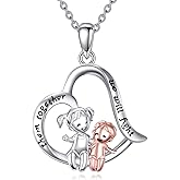 CRMAD Sister Gifts from Brother for Sister Sterling Silver Necklace Jewelry for Birthday Christmas Gifts