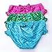 Hot Little Girls 3 Pcs Princess Mermaid Tail Swimmable Bikini Set Swimwear, Blue/Blue, 130 (8-9Y)
