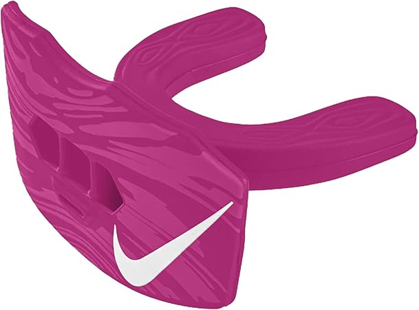 Nike Game-Ready Lip Protector bucal con Protector Labial y Correa, Color Rosa