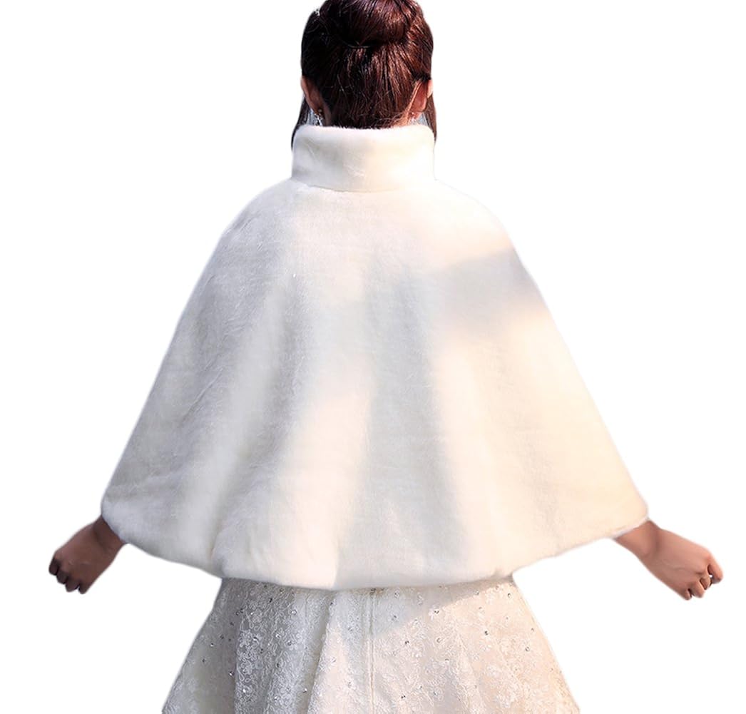 Icegrey Hiver Cape Femme Boléro En Fausse Fourrure Avec