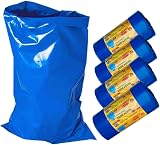 HOMESmith Large Heavy Duty Rubble Bags 50 Pack Blue 57x80cm HS-134
