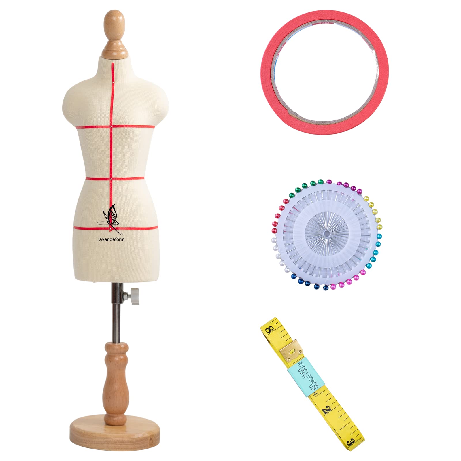 lavandeform 1/3 Female Tailor's Dummy (It is not an adult size). Needles can be pierced into the tailor's dummy (1/3)