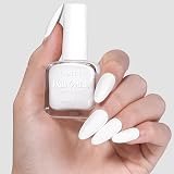 TOMICCA White Nail Polish 15ml Quick Dry Chip Resistant French Manicure view 7