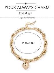 Your Always Charm Chunky Chain Necklaces for Women