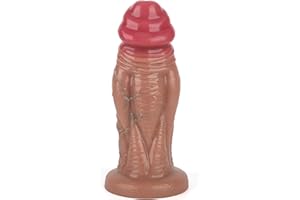 3.4" Huge Big Realistic Silicone Anal Dildo, 10 Inch Thick XXL Long Dildos with Strong Suction Cup, Large Soft Strap On Real 