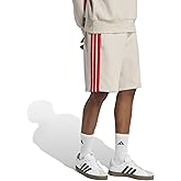 adidas Mens Essentials 3-Stripes Fleece 9-inch Shorts