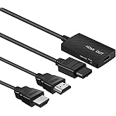 TNP HDMI Adapter for N64 Nintendo 64, Gamecube, Super Nintendo SNES SFC Super Famicom - 3 in 1 Analog AV to HDMI Output Converter Cable for Improved Video Quality on HD TVs, Monitors, and Projectors