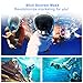 BFULL Full Face Snorkel Mask Easy Breath 180° Panoramic Sea View Anti-Fog Anti-Leak Snorkeling Mask with Action Camera Mount and Soft Adjustable Head Straps for Kids and Adults