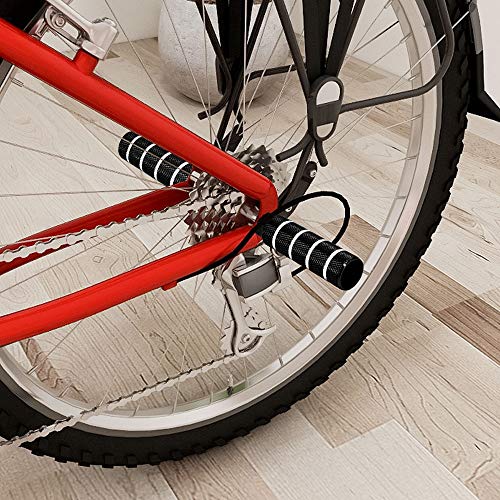 image for NOSTAFY 3/8 inch - 26 Teeth Aluminum Alloy Bike Pegs Foot Pedals Pack 