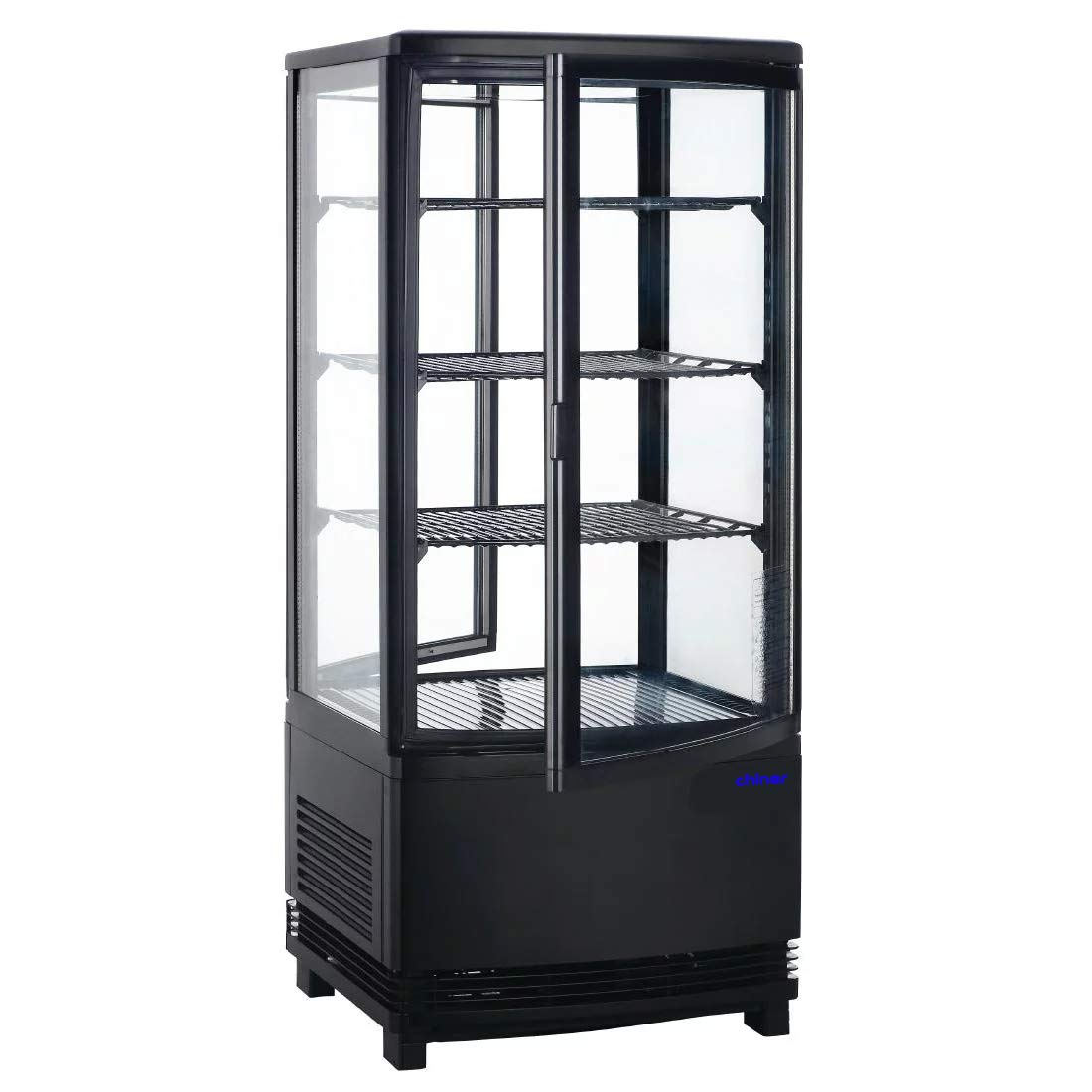 Vitrina Expositor refrigerado negro (86 Litros): Amazon.es ...