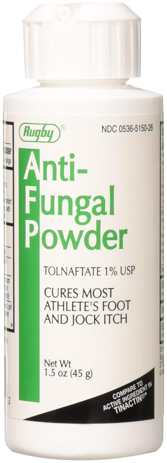 Rugby Tolnaftate AntiFungal Powder 45 g (Pack of 2