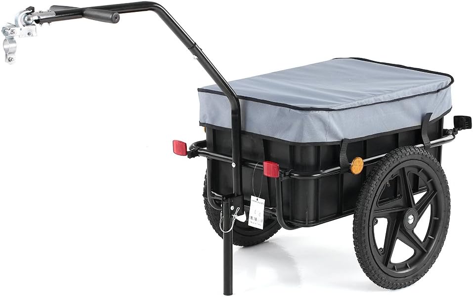 rimorchio per biciclette pieghevole