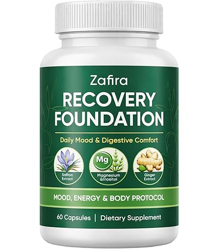 Amazon.com: GLORAMD Zafira Recovery Foundation Capsules – Mental