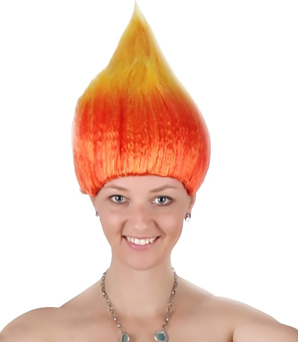 Poppy Party Synthetic Troll Wig Princess Glitter Cosplay