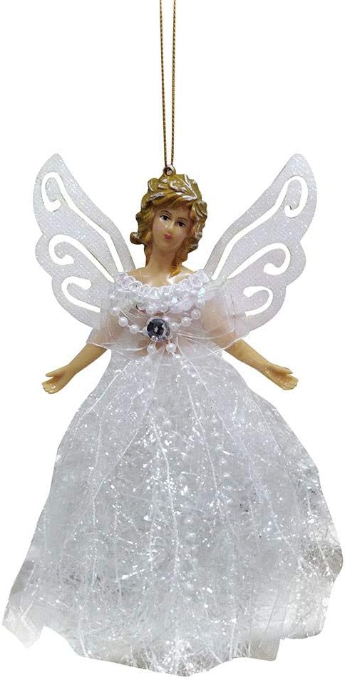Hohaski Christmas Wing Angel Doll Hanging Xmas Tree Pendants Ornaments Home Decor, Christmas Ornaments Advent Calendar Pillow Covers Garland Tree Skirt Gift Bags DIY