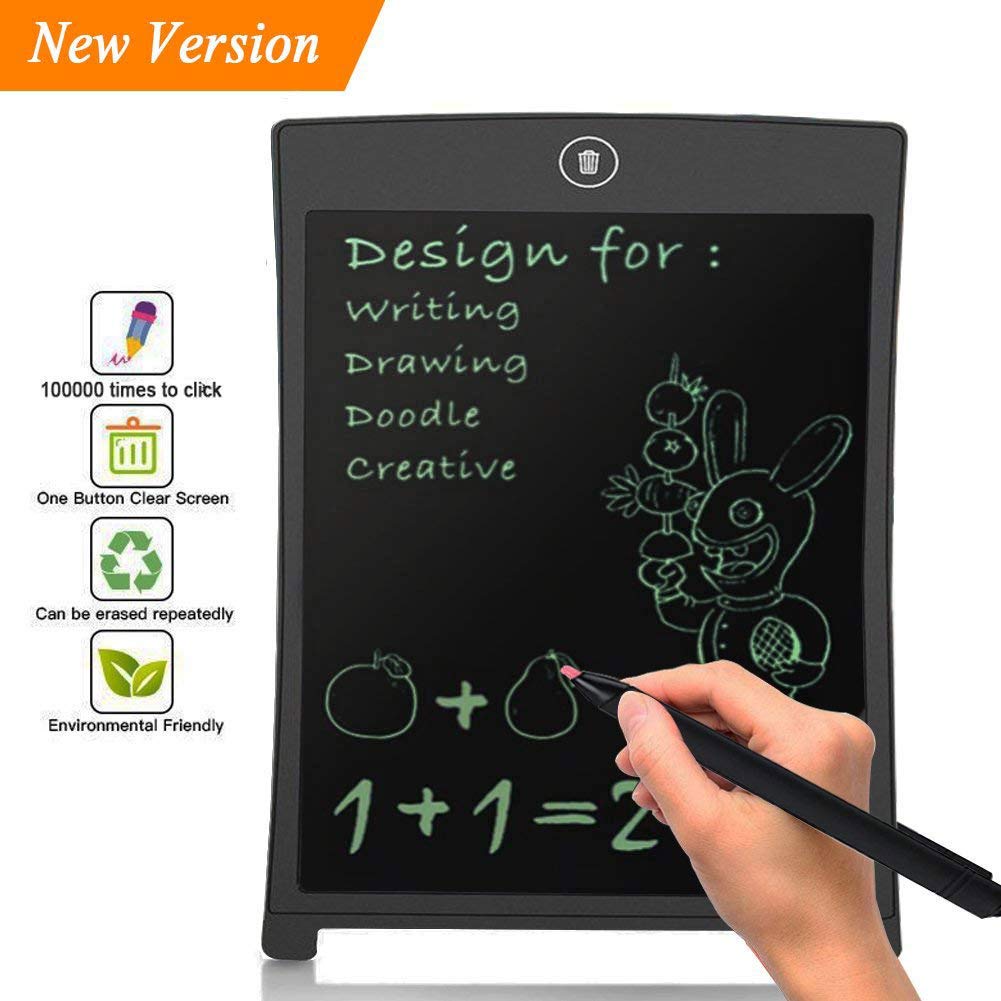 BonBon 8.5 inch LCD Writing Tablet Doodle Board Kids Writing Pad, Electronic Writing Board,Graphic Pad,Digital Drawing Board for Childrens Kids Gifts,Elder Message Board,Family Memo and Office