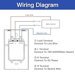 BSEED Smart Water Heater Switch, ZigBee Switch