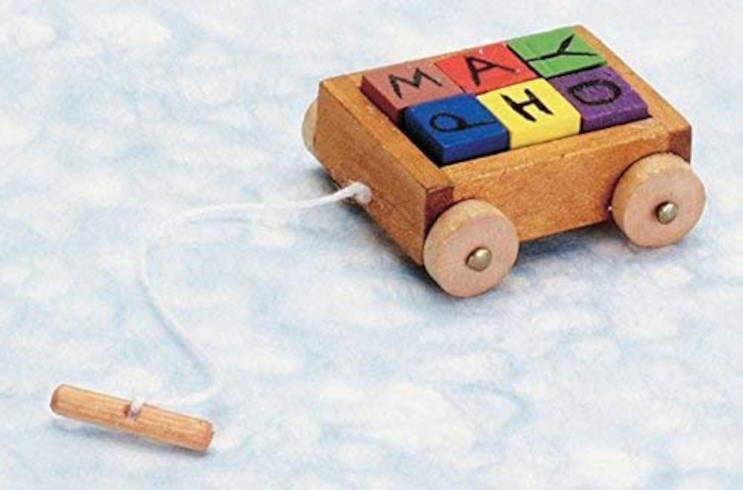 Photo 1 of Dollhouse Miniature Child's Wagon with Blocks