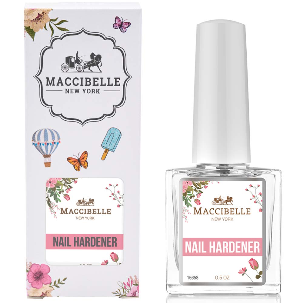 Maccibelle Nail Hardener - Strongest Formula on The Market! Strengthener Nail Repair 0.5 Ounce : Beauty
