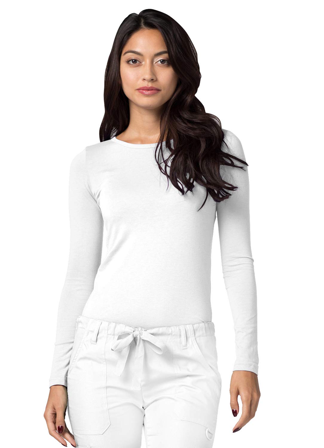 Adar Underscrubs for Women 3 Pack - Long Sleeve Underscrub Comfort Tee