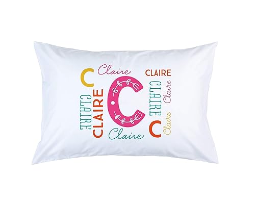 Amazon Com Girl Name Personalized Pillowcase Word Art Pillow