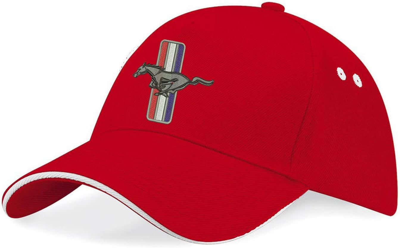 Ford Mustang Embroidered Baseball Cap, Really Premium Quality -k048-002