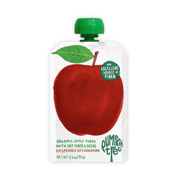 PUMPKIN TREE ORGANICS FRUIT SNACK POUCH, APPLE +...
