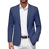 COOFANDY Men's Blazer Casual Suit Jacket Slim Fit One Button Sport Coats Lightweight Sports Jacket