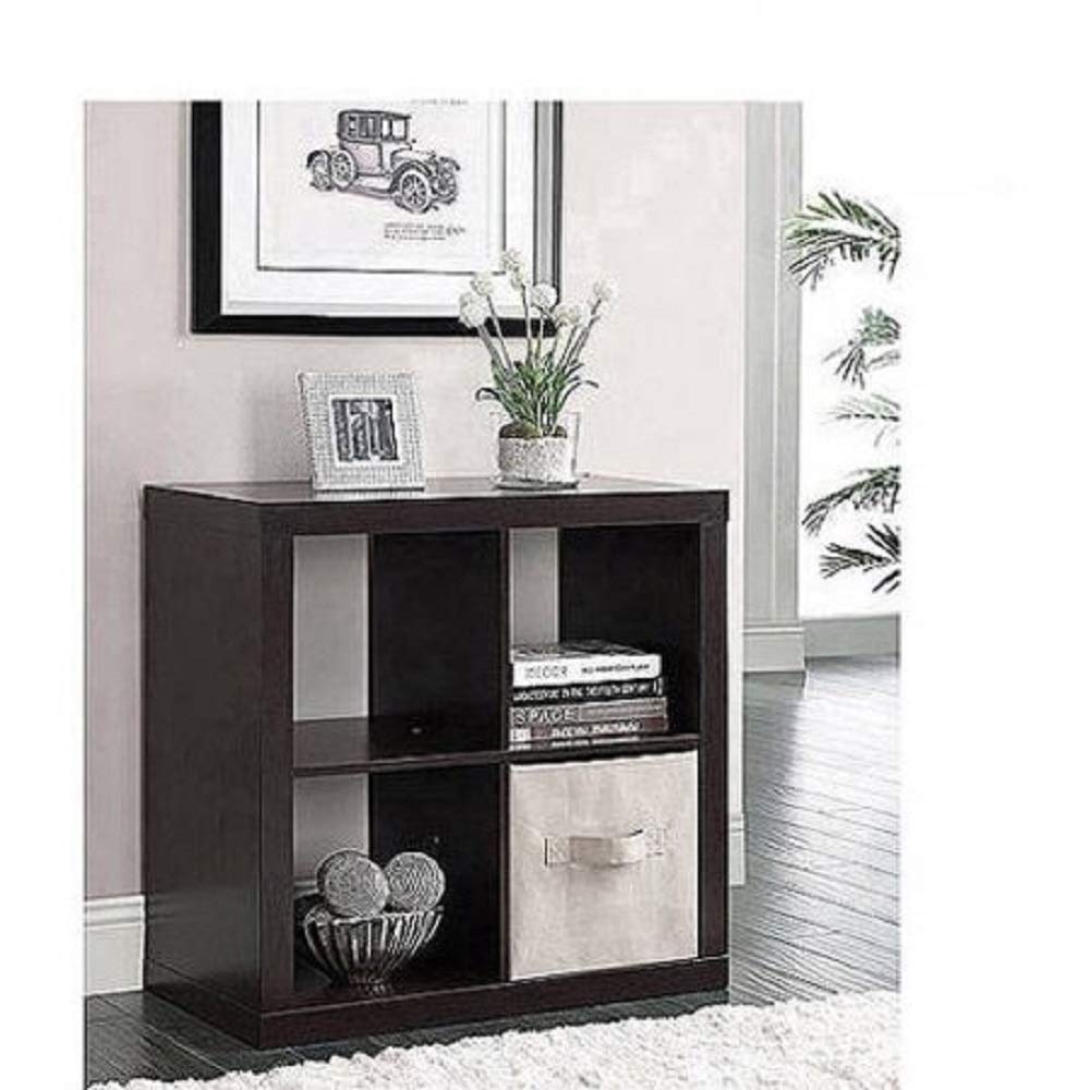 Better Homes & Gardens Square 4-Cube Bookcase (Espresso) (4-Cube, Espresso)