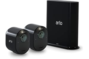 Arlo Ultra 2 Spotlight Camera | 2 Camera Security System | Wire-Free, 4K Video & HDR | Color Night Vision, 2-Way Audio, 6-Mon