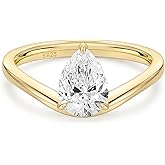 EAMTI 1.5CT 925 Sterling Silver Engagement Rings for Women Oval Cut CZ Bands Solitaire Cubic Zirconia Curved Wedding Promise Gold Rings for Her Size 4-10