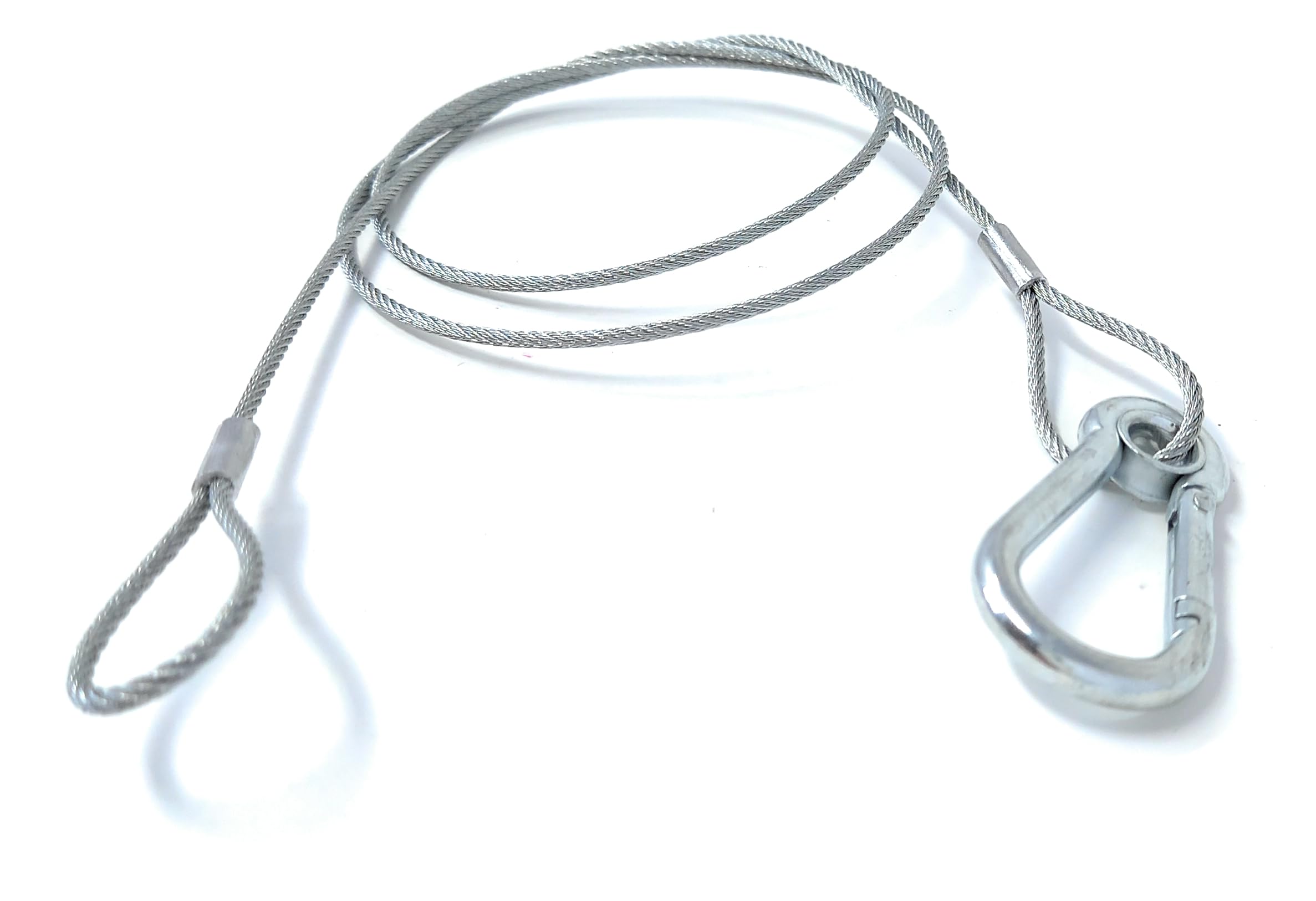 Safety Bond Wire for Stage Lighting – Galvanized Chain for DJ, Disco, and Lighting Effects (2mm x 750mm - 10kg)