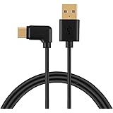 USB C to Standard USB 2.0, CableCreation 6FT Angle Type C to USB 2.0 A Cable, Compatible MacBook 12-inches, Samsung Note 8, P