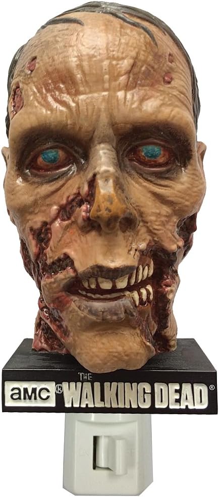 AMC's TV Series The Walking Dead Creepy Zombie Walker Head Shaped Nightlight