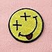 Smiley Smile Happy Face Embroidered Badge Iron On Sew On Patch