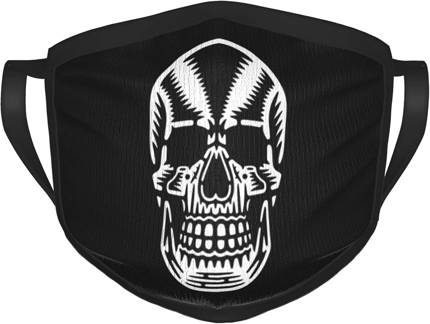 Cool Skull Black Bezel Mask Used Any Occasion Antidust Face Masks at Amazon Men’s Clothing store