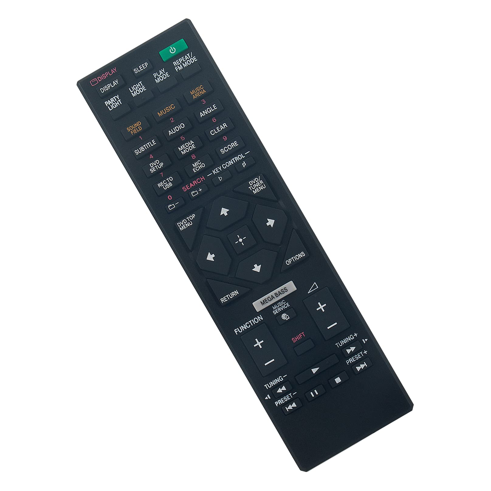 RMT-AM340U Replaced Remote Control - VINABTY- Compatible with Sony Home Audio Stereo System RMT-AM340U Remote Control RMTAM340U MHC-V90W SA-V90W MHC-V90DW SA-V90DW MHC-V02