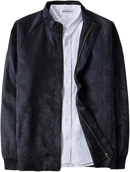 Amazon Fly Year Jp メンズカジュアル軽量ソフトシェルジッパー野球ボンバージャケット Black Us X Small コート ジャケット 通販