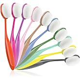 Yoseng 10 Pack Ink Blending Brushes for Paper Crafts | Color-Coded Handles,Stencil Blender Craft Brushes,Soft Bristle Blending Tools for Card Making &amp; Background Drawing