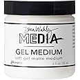 Ranger Dina Wakley Media Gel Medium 4oz Jar, Matte Finish