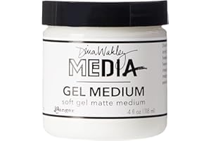 Ranger Dina Wakley Media Gel Medium, 4-Ounce, Matte Finish