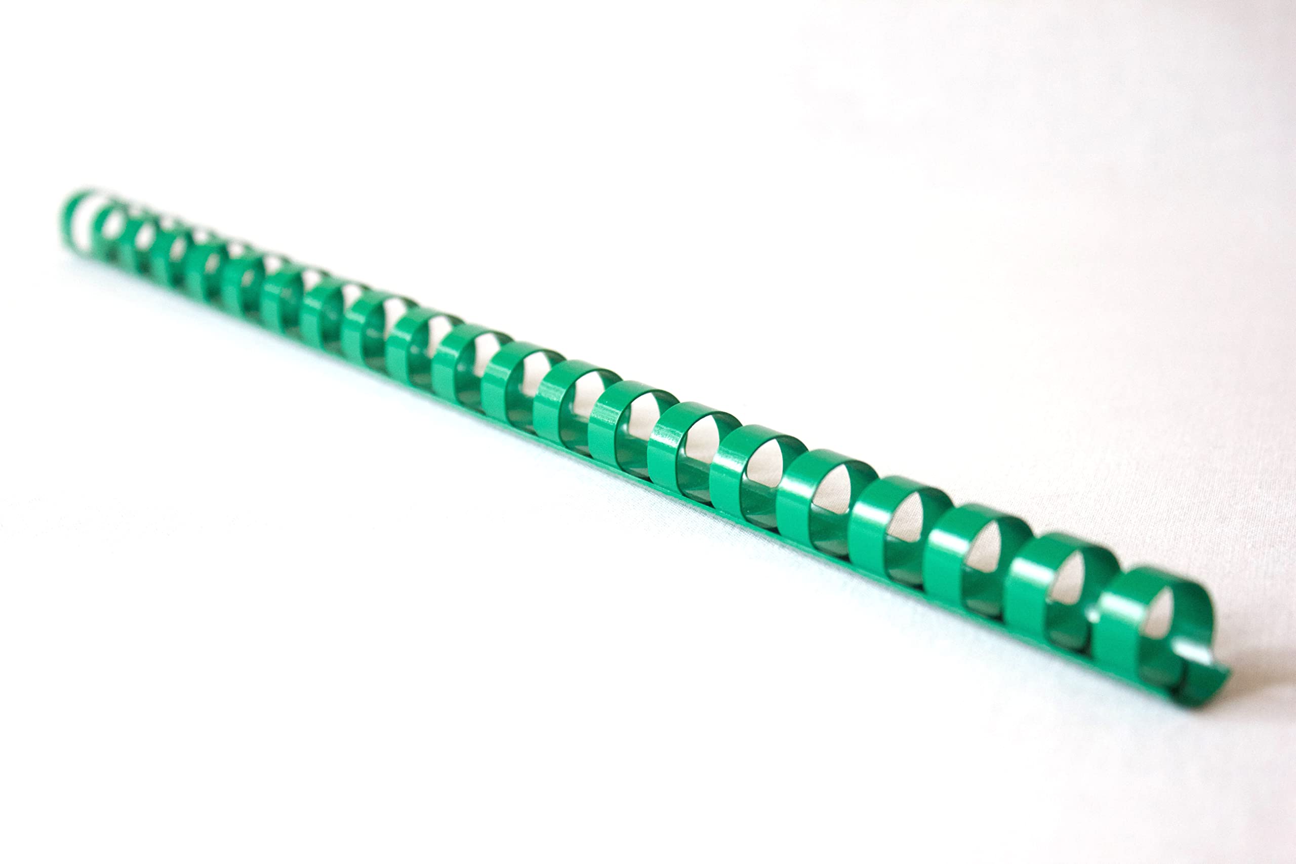 Bind2Go Green Plastic Comb 21 Rings A4 25x (6mm)