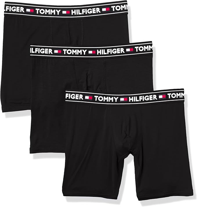 Tommy Hilfiger Men's Underwear Multipack Stretch Modal Boxer Briefs at Amazon Men’s Clothing store