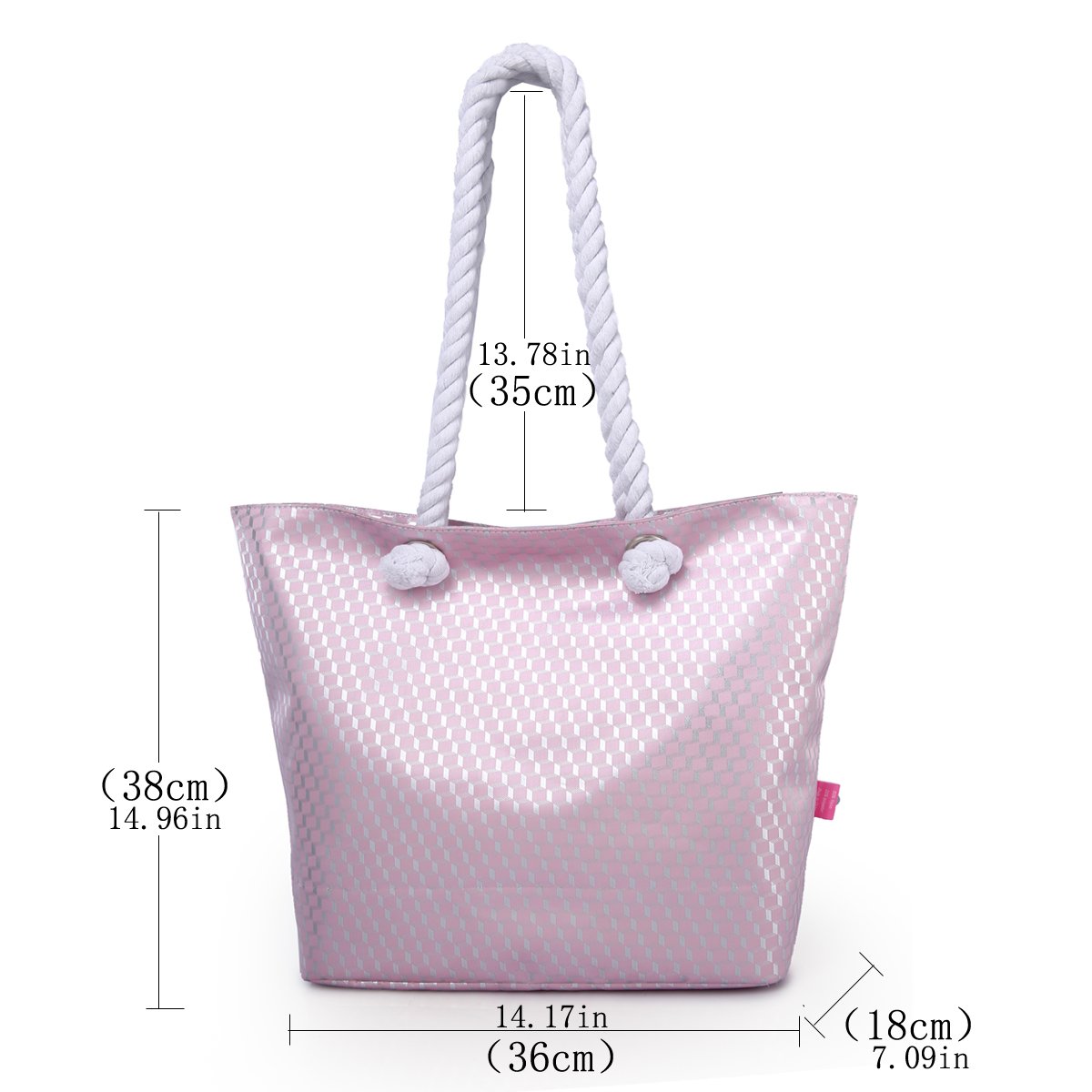 Sumerk Beach Bags and Totes Waterproof Tote Bag with Rope Handles