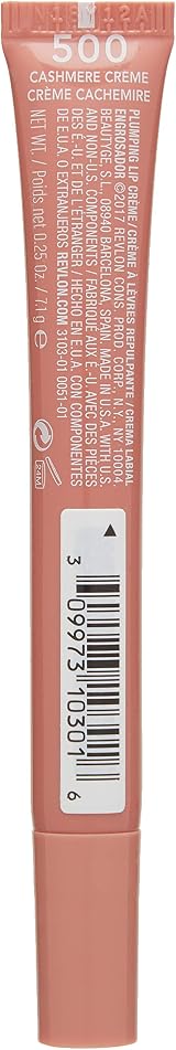 Revlon Kiss Plumping Lip Crème Cashmere Creme 7.1g Fuller Smoother Lips view 2