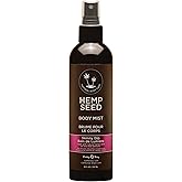 Hemp Seed Body Mist - Moisturizes, Invigorates & Protects Skin - With Hemp Seed Oil, Chamomile & Aloe Vera - Vegan, Cruelty Free