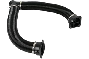 Copgge 76mm / 3Inch Diesel Parking Heater Duct Flexible Warm Air Ducting Pipe Hose Y-branch Extendable Vent Outlet fits for Eberspacher Airtronic D4 D5, for Chinese Diesel Heater 5KW 8KW