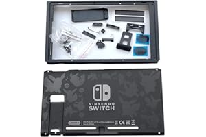 VANJUNN Full Housing Shell with Backplate Case and Middle Frame Replacement for Nintendo Switch 2019 2020 Mode HAC-001(-01) Only